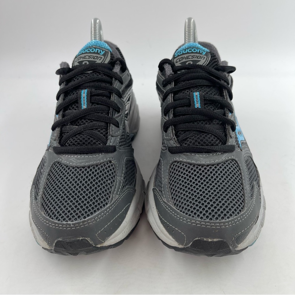 Saucony Women’s Cohesion 9 Grey Blue Running Lace-Up Shoes S15268-2 - Size 7.5 - Picture 3 of 11